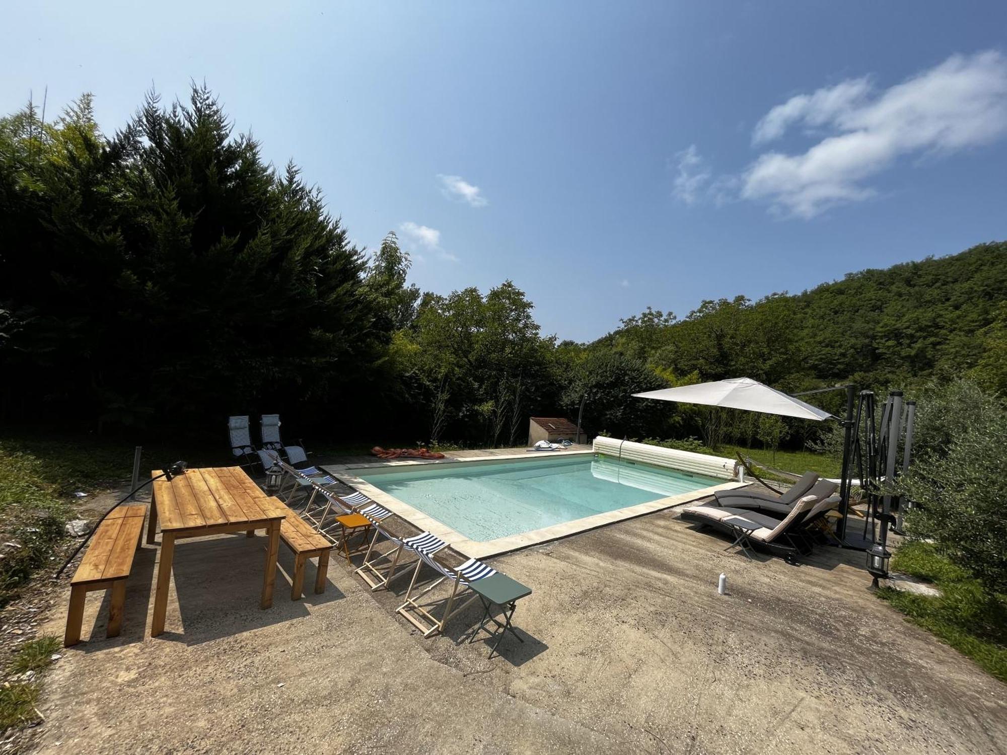 Вилла Domaine Du Bonheur En Pierre Avec Piscine, Proche Sarlat Carlux Экстерьер фото